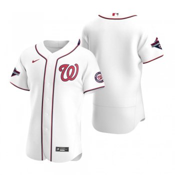 Men's Washington Nationals Nike White 2019 World Series Champions Authentic Jersey