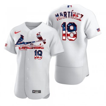 Men's Carlos Martinez St. Louis Cardinals White 2020 Stars & Stripes 4th of July Jersey