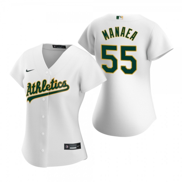 Women's Oakland Athletics Sean Manaea Nike White 2020 Replica Home Jersey