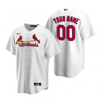 St. Louis Cardinals Custom Nike White Replica Home Jersey