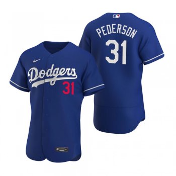 Men's Los Angeles Dodgers Joc Pederson Nike Royal Authentic 2020 Alternate Jersey