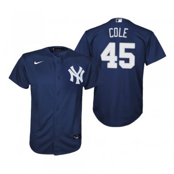 Youth New York Yankees Gerrit Cole Nike Navy 2020 Replica Alternate Jersey