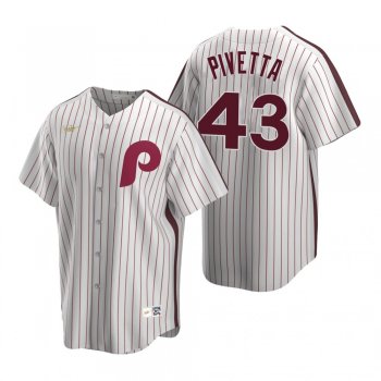 Men's Philadelphia Phillies Nick Pivetta Nike White Cooperstown Collection Home Jersey