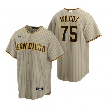 Men's San Diego Padres Cole Wilcox Nike Sand Brown Replica Alternate Jersey