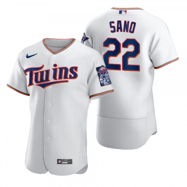 Men's Minnesota Twins Miguel Sano Nike White 2020 Authentic Jersey