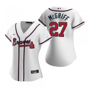 Women's Atlanta Braves Fred McGriff Nike White 2020 Replica Home Jersey