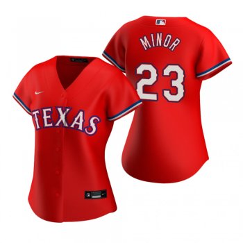 Women's Texas Rangers Mike Minor Nike Red 2020 Replica Alternate Jersey