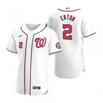 Men's Washington Nationals Adam Eaton White Authentic 2020 Home Jersey