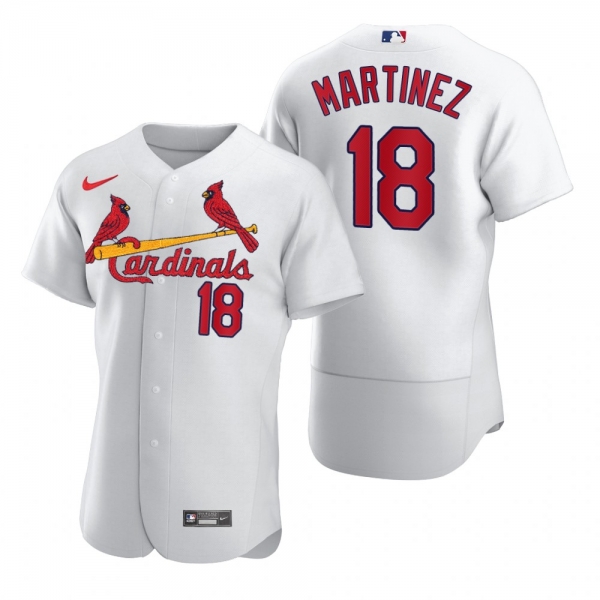 Men's St. Louis Cardinals Carlos Martinez Nike White 2020 Authentic Jersey