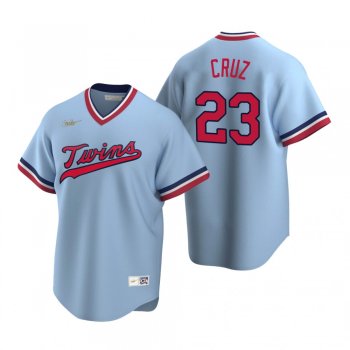 Men's Minnesota Twins Nelson Cruz Nike Light Blue Cooperstown Collection Road Jersey