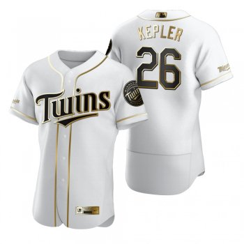 Men's Minnesota Twins Max Kepler Nike White Authentic Golden Edition Jersey