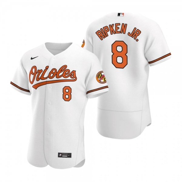 Men's Baltimore Orioles Cal Ripken Jr. Nike White Authentic 2020 Home Jersey