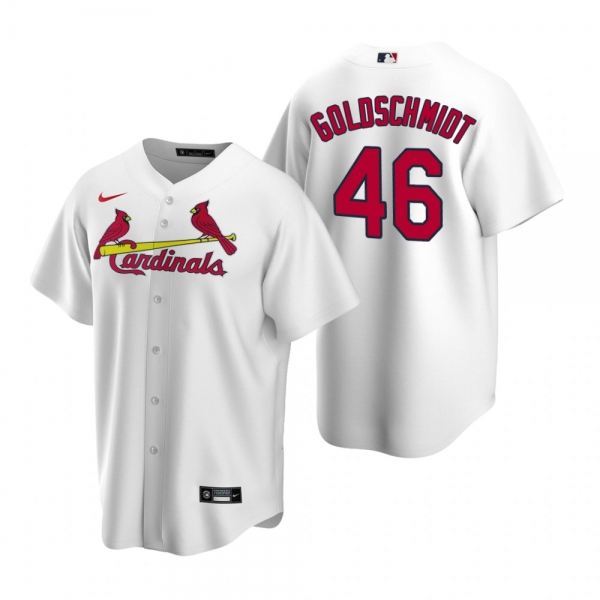 Men's St. Louis Cardinals Paul Goldschmidt Nike White Replica Home Jersey