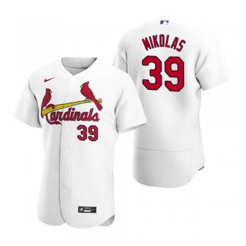 Men's St. Louis Cardinals Miles Mikolas White 2020 Home Authentic Player Jersey