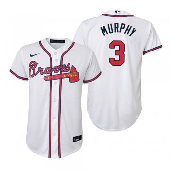 Youth Atlanta Braves Dale Murphy Nike White Replica Home Jersey