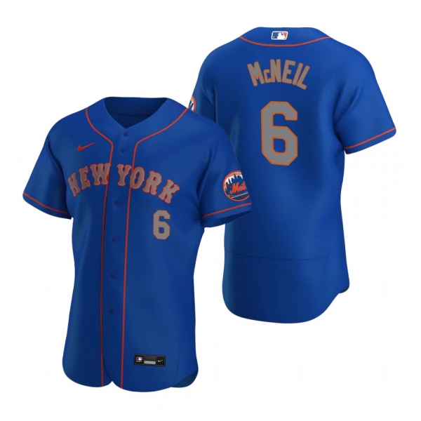 Men's New York Mets Jeff McNeil Nike Royal Authentic 2020 Alternate Jersey