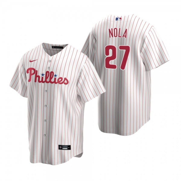 Men's Philadelphia Phillies Aaron Nola Nike White Replica Home Jersey