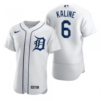 Men's Detroit Tigers Al Kaline Nike White 2020 Authentic Jersey