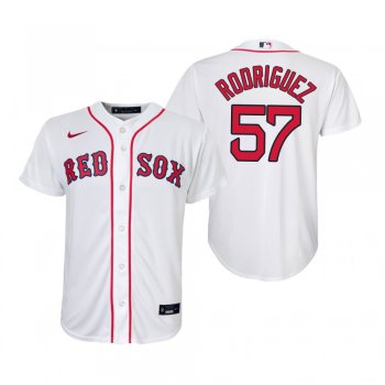 Youth Boston Red Sox Eduardo Rodriguez Nike White Replica Home Jersey