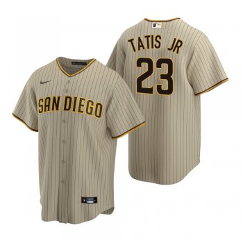 Men's San Diego Padres Fernando Tatis Jr. Nike Sand Brown 2020 Replica Alternate Jersey