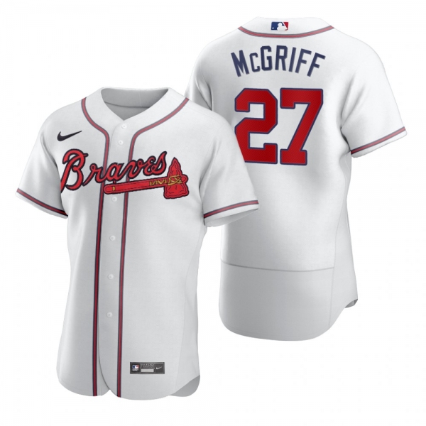 Men's Atlanta Braves Fred McGriff Nike White 2020 Authentic Jersey