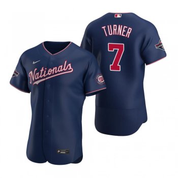 Men's Washington Nationals Trea Turner Nike Navy 2019 World Series Champions Authentic Jersey