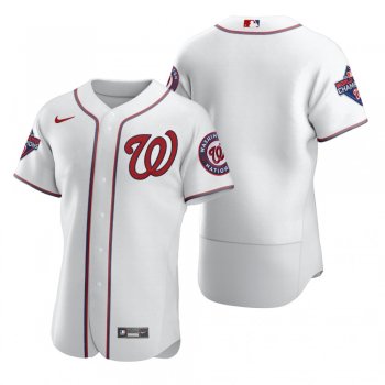 Men's Washington Nationals Nike White 2020 Authentic Jersey