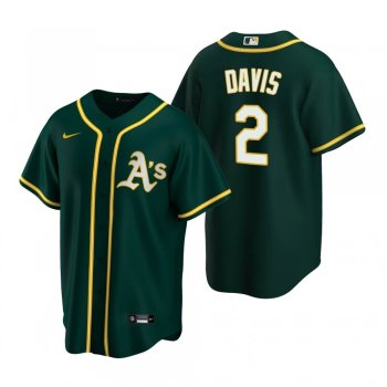 Men's Oakland Athletics Khris Davis Nike Green 2020 Replica Alternate Jersey