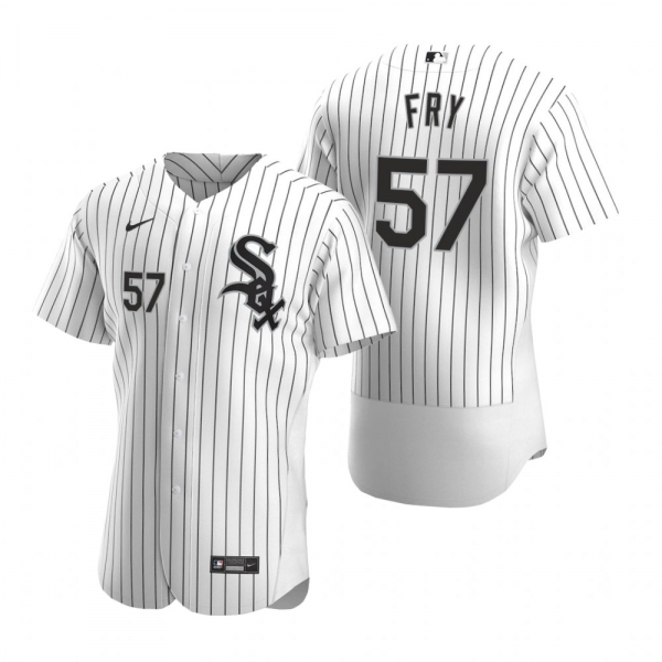 Men's Chicago White Sox Jace Fry Nike White Authentic 2020 Home Jersey