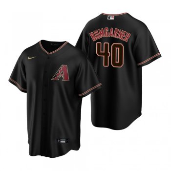 Men's Arizona Diamondbacks Madison Bumgarner Nike Black Replica Alternate Jersey