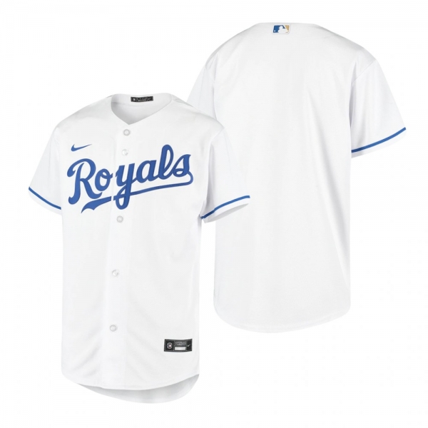 Youth Kansas City Royals Nike White 2020 Replica Home Jersey