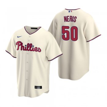 Men's Philadelphia Phillies Hector Neris Nike Cream Replica Alternate Jersey