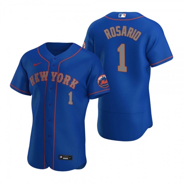 Men's New York Mets Amed Rosario Nike Royal Authentic 2020 Alternate Jersey