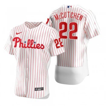 Men's Philadelphia Phillies Andrew McCutchen Nike White 2020 Authentic Jersey