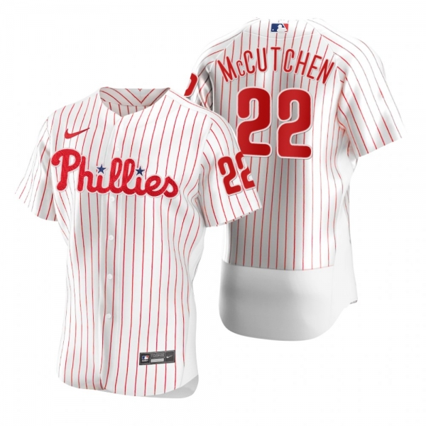 Men's Philadelphia Phillies Andrew McCutchen Nike White 2020 Authentic Jersey