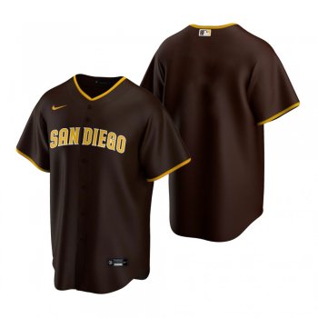 Men's San Diego Padres Nike Brown 2020 Replica Road Jersey