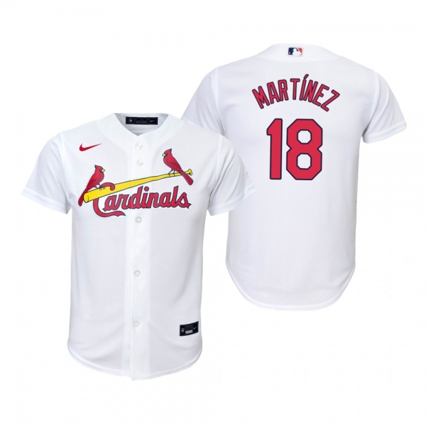 Youth St. Louis Cardinals Carlos Martinez Nike White Replica Home Jersey