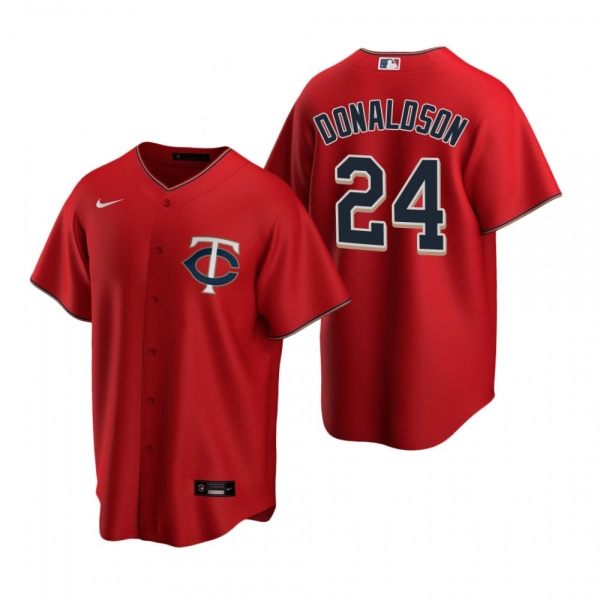 Men's Minnesota Twins Josh Donaldson Nike Red Replica Alternate Jersey