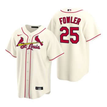 Men's St. Louis Cardinals Dexter Fowler Nike Cream Replica Alternate Jersey