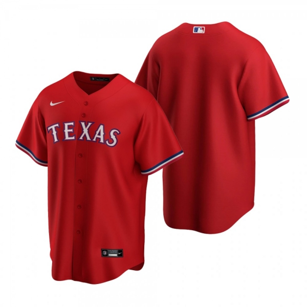 Men's Texas Rangers Nike Red 2020 Replica Alternate Jersey