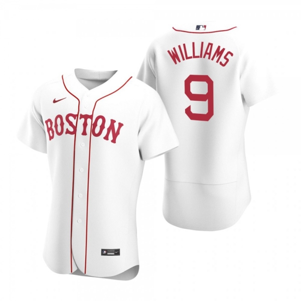 Men's Boston Red Sox Ted Williams Nike White Authentic 2020 Alternate Jersey