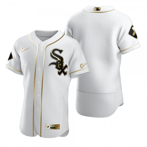 Men's Chicago White Sox Nike White Authentic Golden Edition Jersey