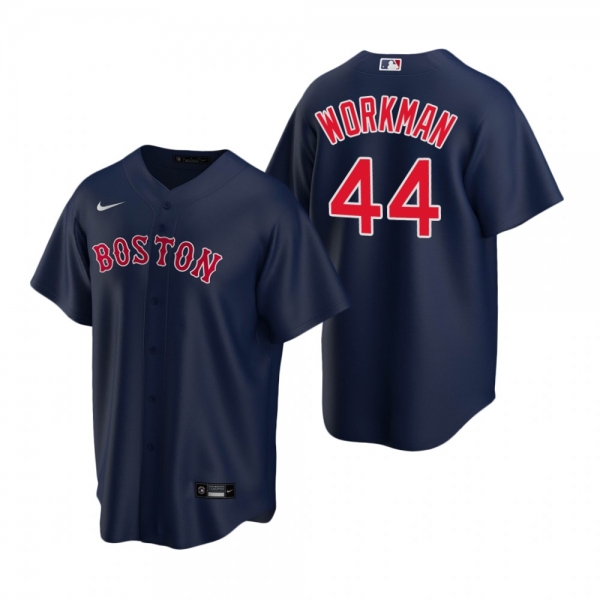 Men's Boston Red Sox Brandon Workman Nike Navy Replica Alternate Jersey