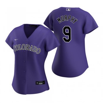 Women's Colorado Rockies Daniel Murphy Nike Purple 2020 Replica Alternate Jersey