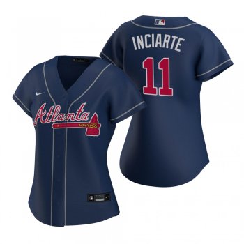 Women's Atlanta Braves Ender Inciarte Nike Navy Replica 2020 Alternate Jersey