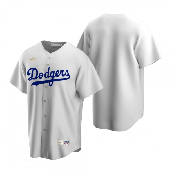 Men's Los Angeles Dodgers Nike White Cooperstown Collection Home Jersey