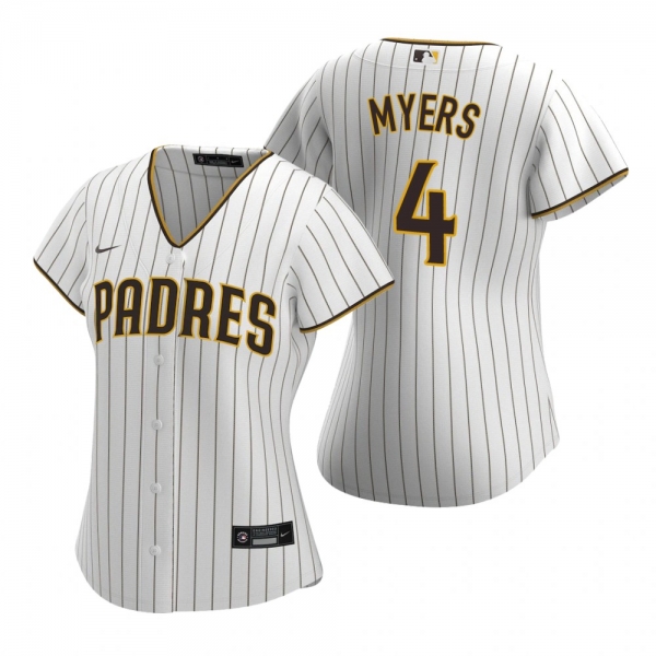 Women's San Diego Padres Wil Myers Nike White Replica 2020 Home Jersey