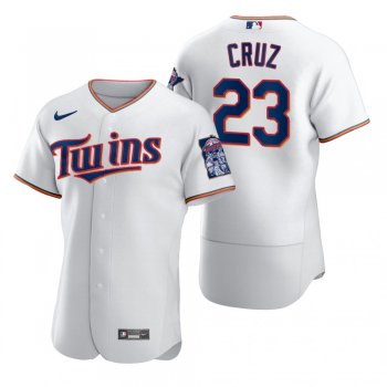 Men's Minnesota Twins Nelson Cruz Nike White 2020 Authentic Jersey