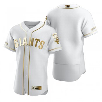 Men's San Francisco Giants Nike White Authentic Golden Edition Jersey