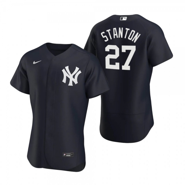 Men's New York Yankees Giancarlo Stanton Nike Navy Authentic 2020 Alternate Jersey